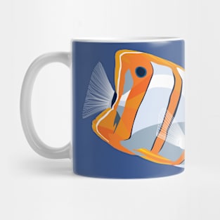 Copperbanded Butterfly fish illustration Mug